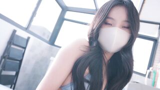 【悠米夏日特辑】快来和悠米清凉一夏吧《应聘的女模特》3 极限驷马（只要敢低头就被水呛）+酸奶爆口+蒙眼+牛奶滴胸+揉捏