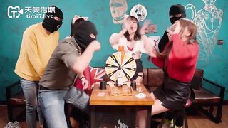 天美传媒 TMW024 3P淫乱国王游戏 #夜夜 #尤莉 #乐淆雪