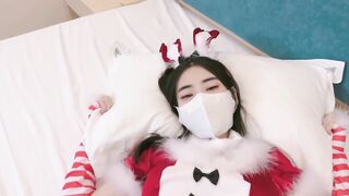 002锅锅酱  圣诞兔女郎