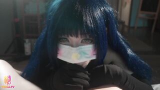 [糖心Vlog] 雏田COS 饥渴榨精三连番 蜜穴都被精液灌满了- 明纱•悠子